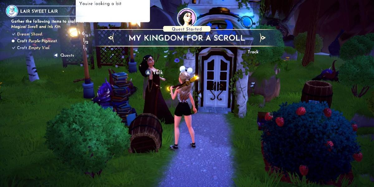 Disney Dreamlight Valley: My Kingdom For A Scroll Quest Guide