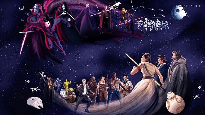 Disney Plus exibe incríveis artes de fãs para comemorar o Star Wars Day