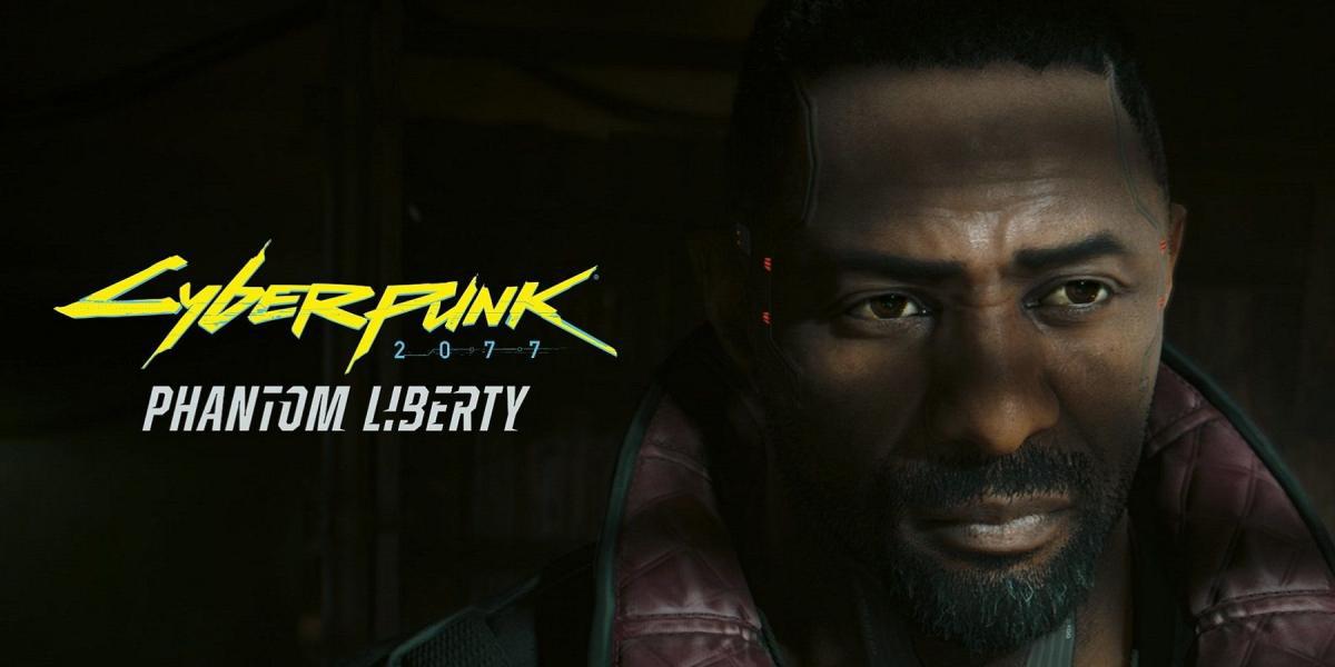 Imagem do Cyberpunk 2077 Phantom Liberty DLC mostrando o personagem de Idris Elba.