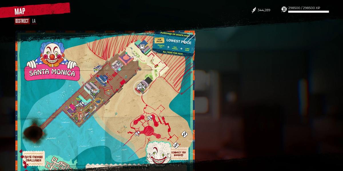 Dead Island 2 - Guia de Partes de Zumbis - Mapa de Santa Mônica