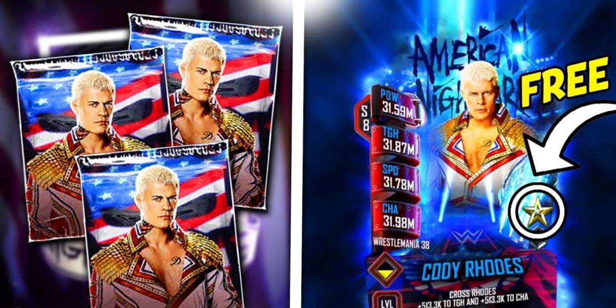 WWE Supercard Cody Rhodes Pro Card