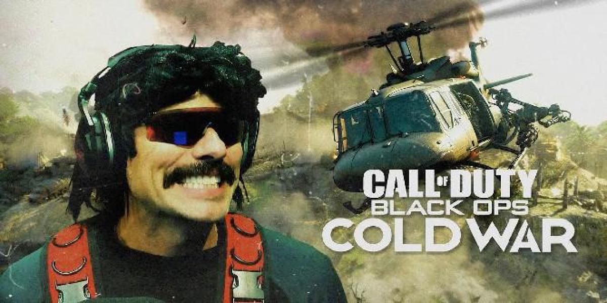 Dr Disrespect critica a falta de mapas de Call of Duty: Black Ops Cold War