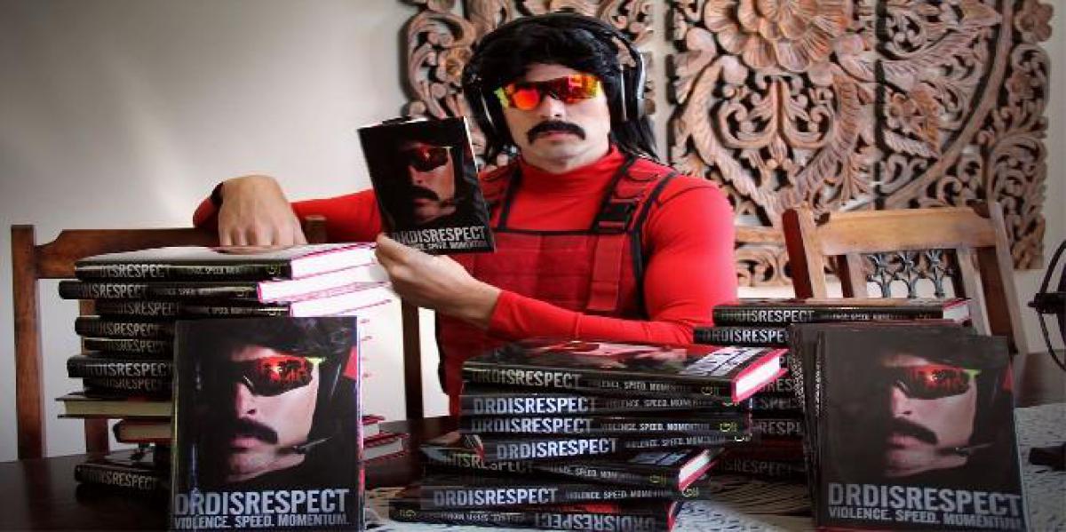 Dr Disrespect lança seu primeiro livro