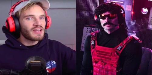 Dr Disrespect provoca entre nós transmissão com PewDiePie