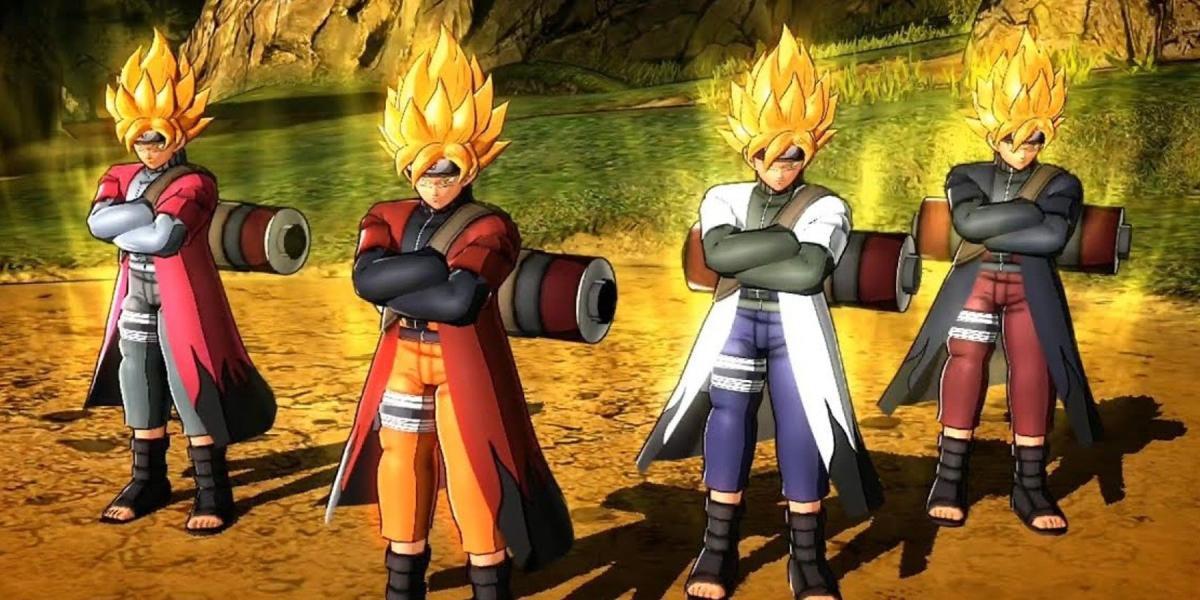 Emissão de compartilhamento dos jogos Dragon Ball e Naruto