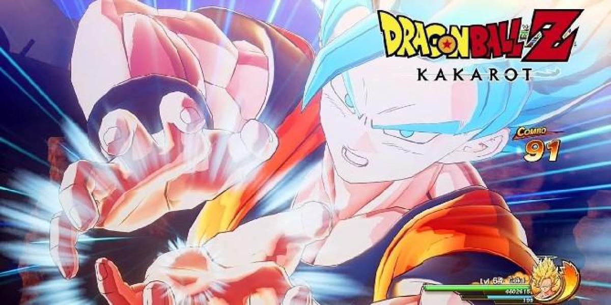 Dragon Ball Z: Kakarot – Super Saiyajin Blue Goku vs. Previsões de Vegeta