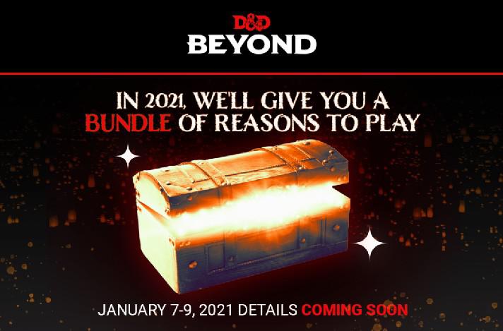 Dungeons and Dragons: DnD Beyond provoca novo pacote em 7 de janeiro