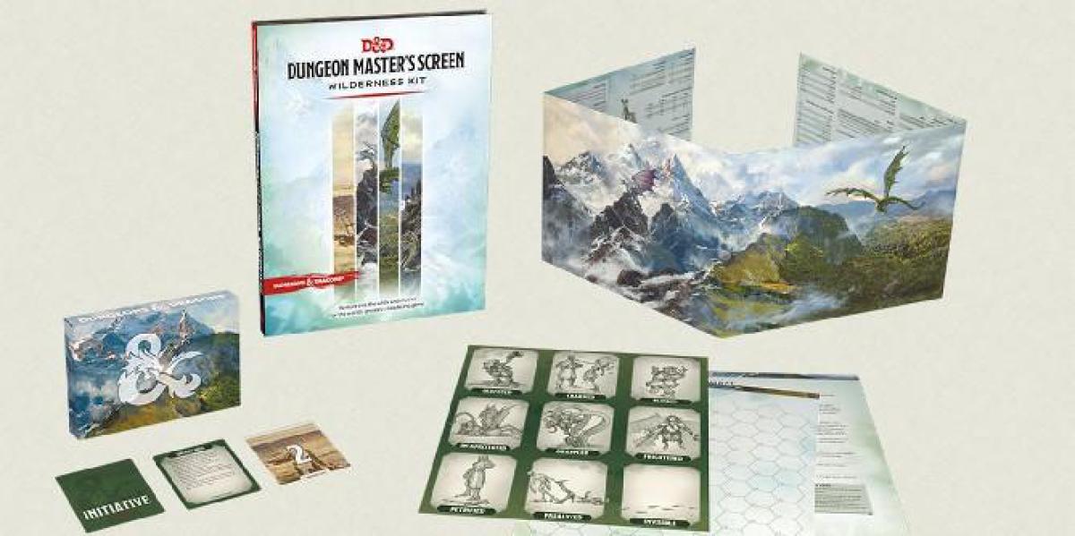 Dungeons and Dragons revela o Screen Wilderness Kit do Dungeon Master