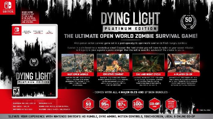 Dying Light Leak revela porta especial do Nintendo Switch que será lançada em outubro