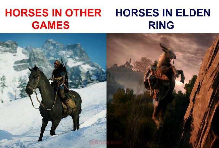 Elden Ring: 8 memes hilários de cavalos