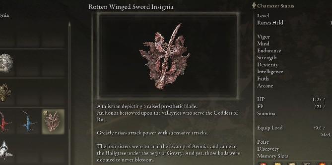 Elden Ring: Como obter a insígnia de espada alada podre
