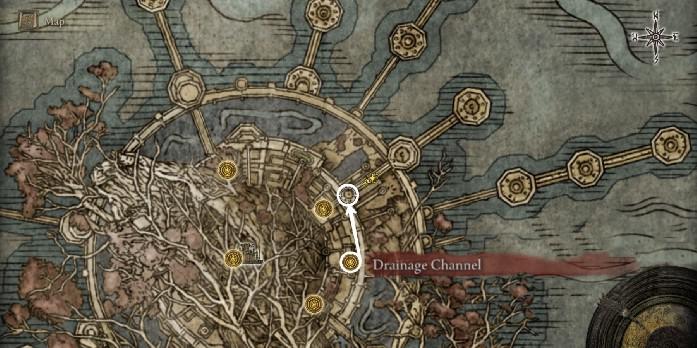 Elden Ring: Dragoncrest Greatshield Talisman Localização