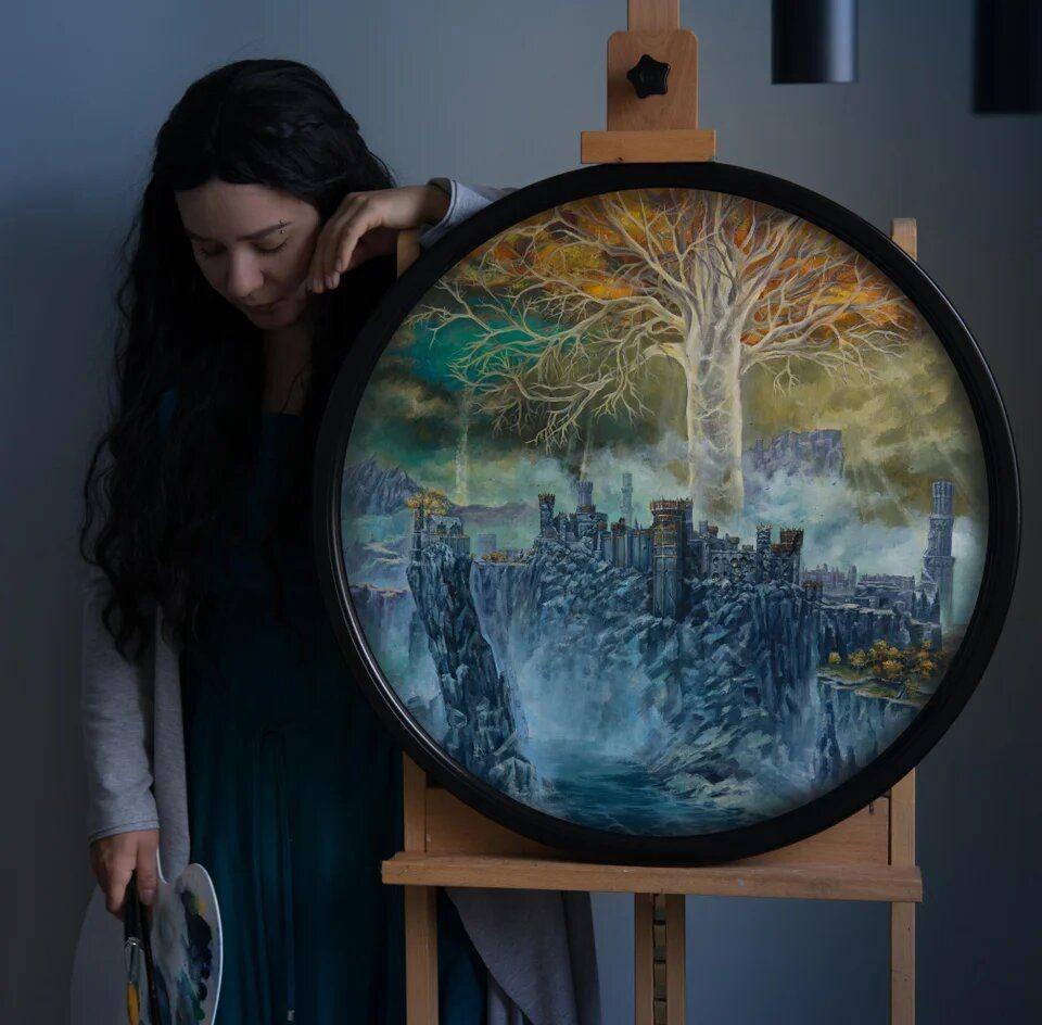 Elden Ring Fan cria pintura incrível do Castelo Stormveil