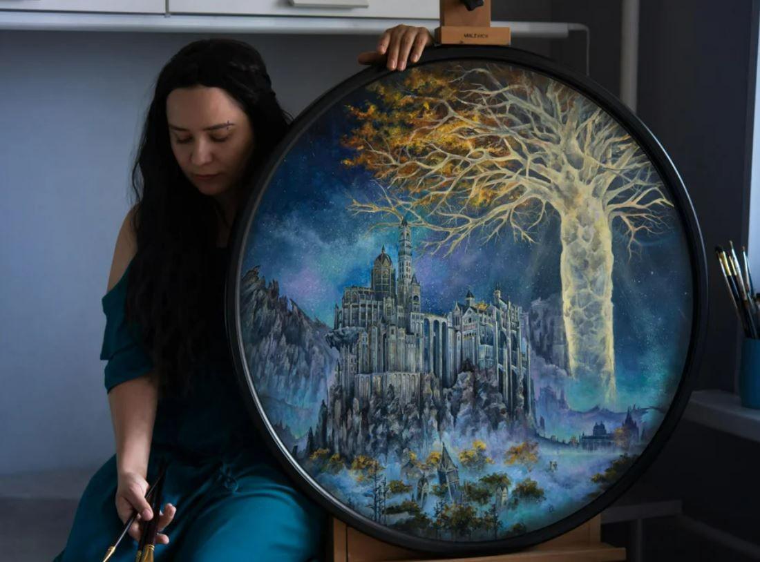 Elden Ring Fan faz uma pintura incrível da Raya Lucaria Academy