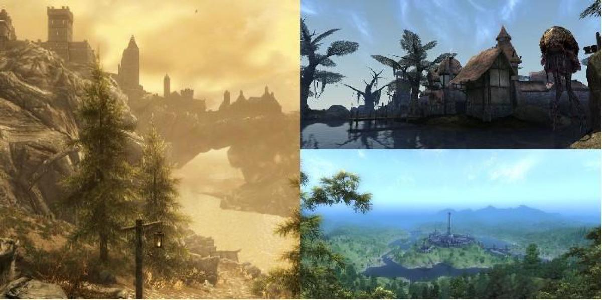 Elder Scrolls: todos os cenários dos jogos principais, classificados