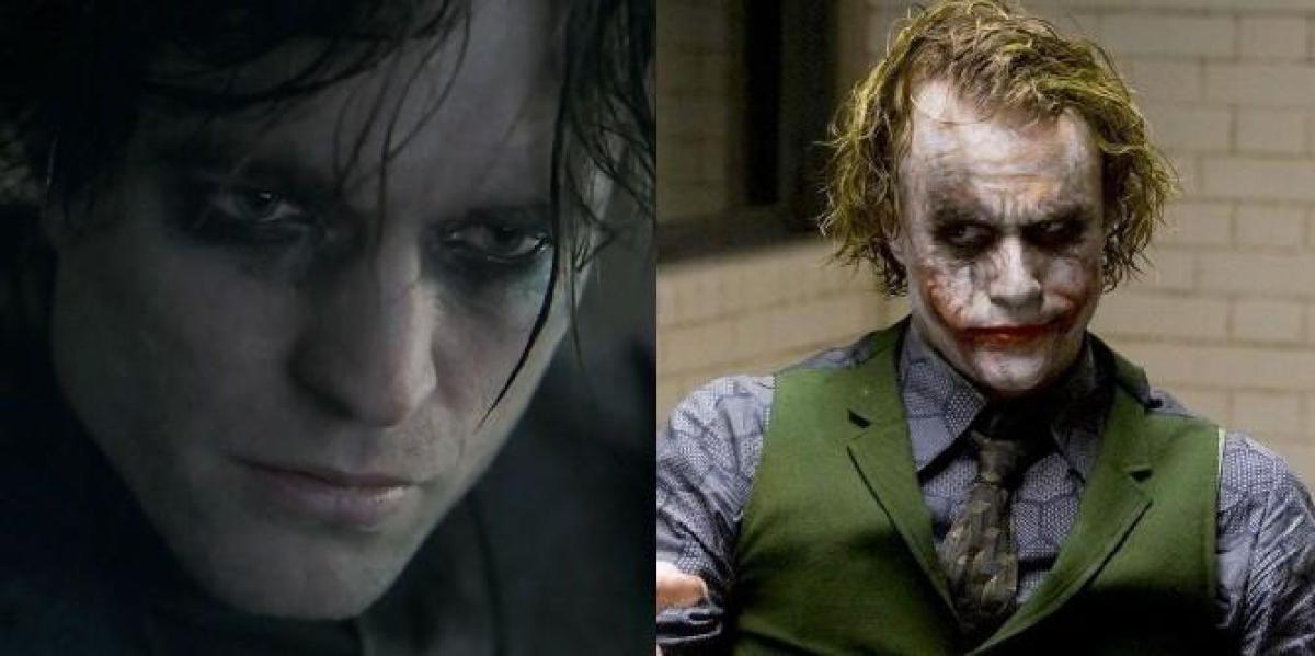 Elenco de Robert Pattinson para Batman deve uma dívida a Heath Ledger
