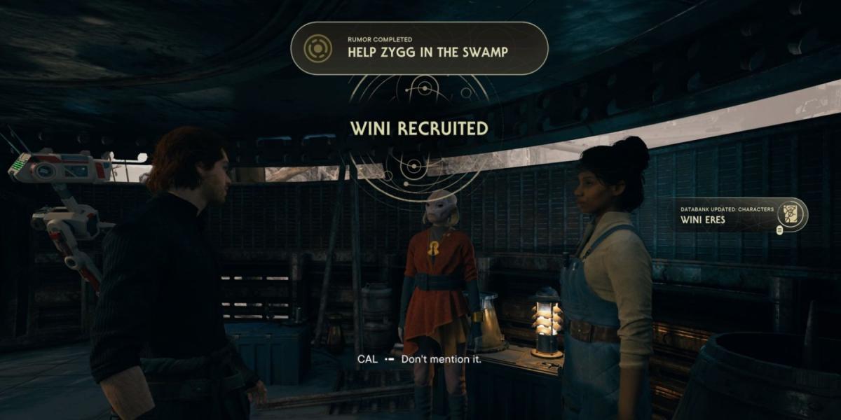 O boato de Help Zygg no pântano em Star Wars Jedi: Survivor