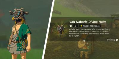 Encontre o Elmo Divino Vah Naboris em Zelda: Tears of the Kingdom