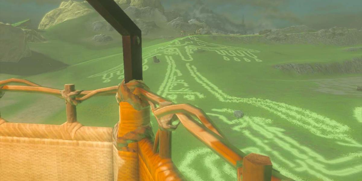 Zelda Tears of the Kingdom - Geoglyph Visual From Up High