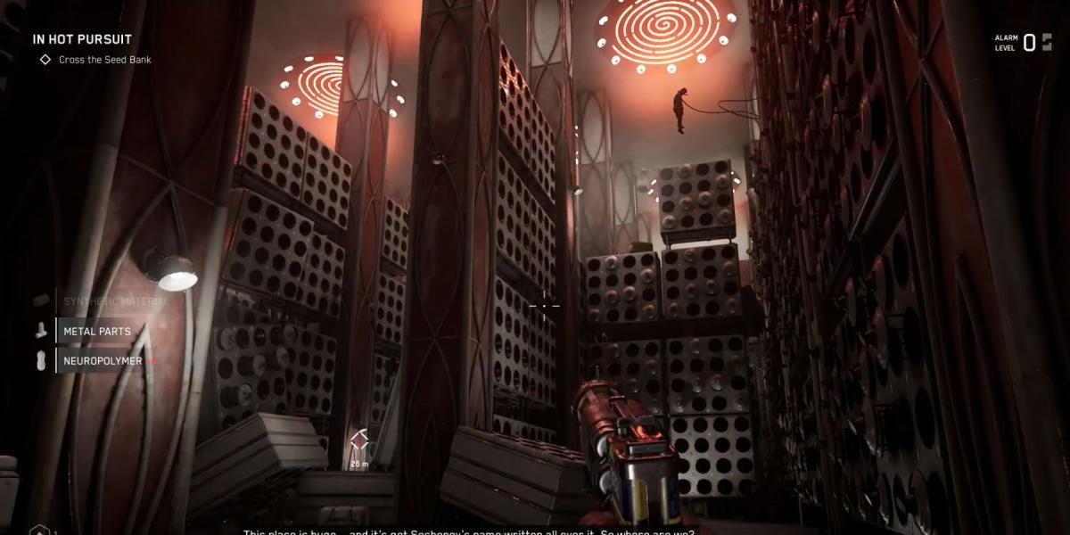 imagem mostrando o complexo vavilov no coração atômico onde os jogadores podem encontrar todos os projetos.