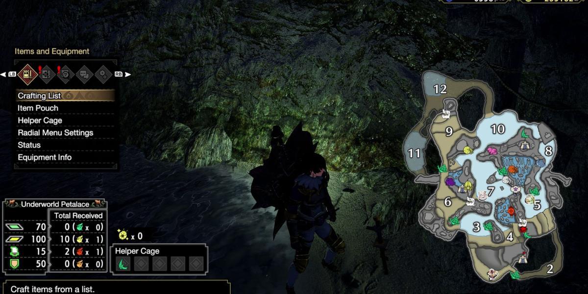Monster Hunter Rise - Agarrando a Relíquia na Caverna Secreta da Área de Água à Direita da Seção 7 v2