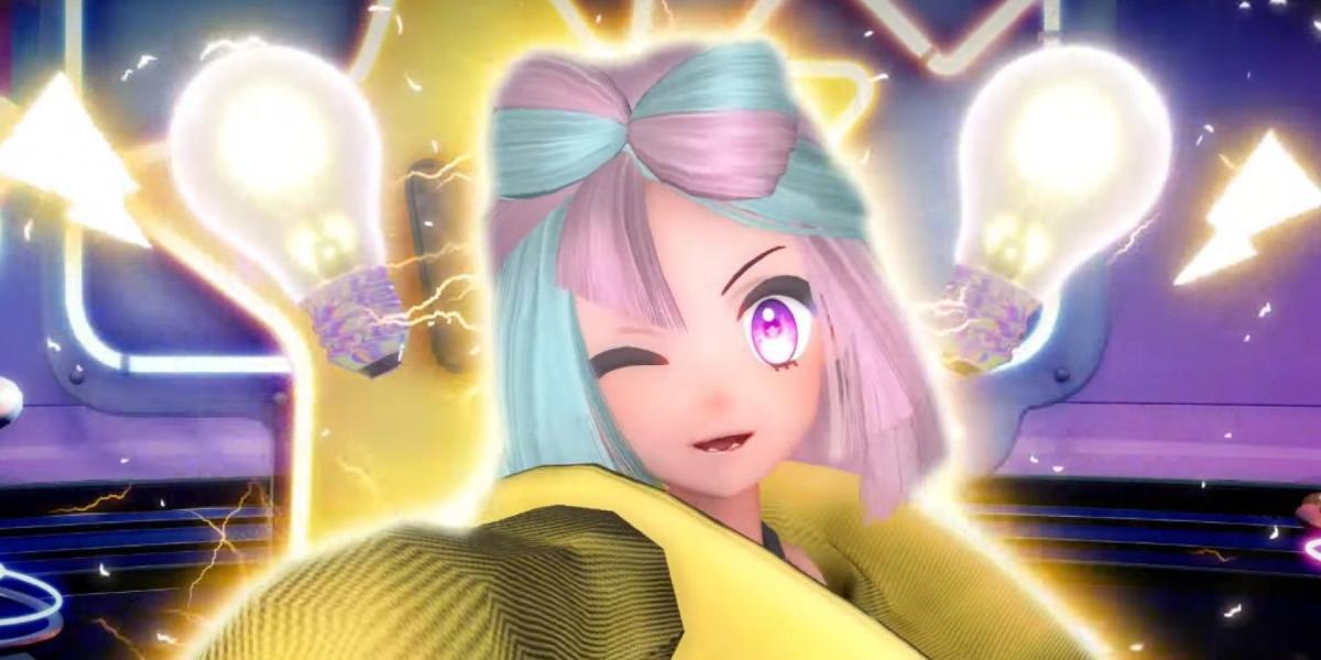 Engraçado Pokemon Scarlet e Violet Glitch transforma os olhos do NPC em lanternas