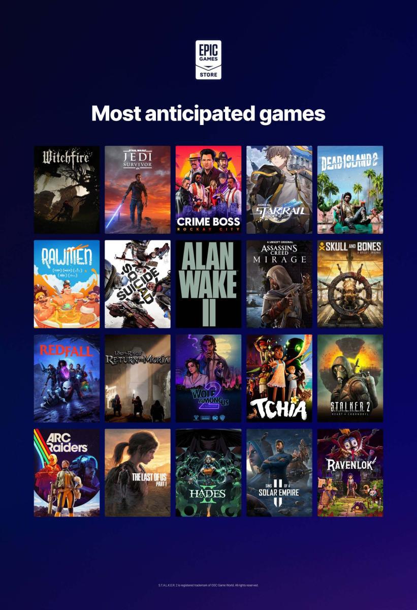 Jogos mais esperados da Epic Games Store 2023