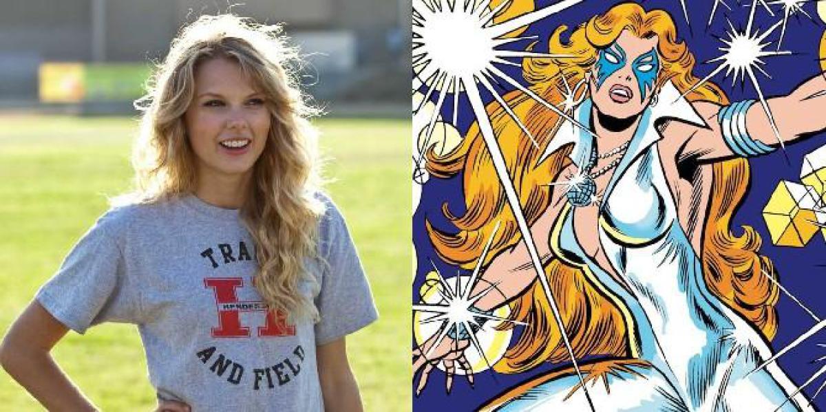 Esboço de fã imagina Taylor Swift como super-heroína Dazzler de X-Men
