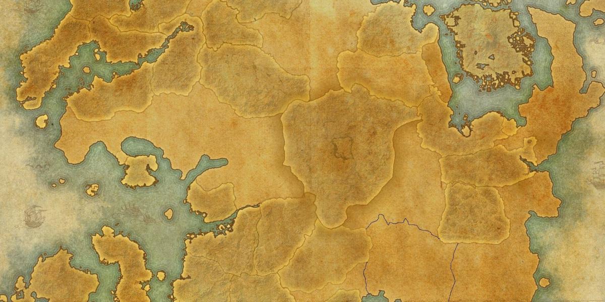 The Elder Scrolls Online Mapa de Tamriel