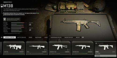 Estatísticas de Call of Duty: Warzone 2 mostram como o M13 é ruim
