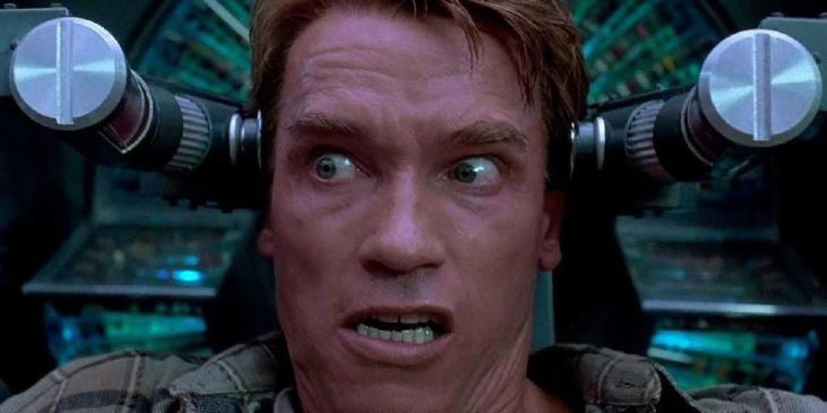 Este clássico de ficção científica dos anos 90 é basicamente um episódio de Black Mirror estrelado por Arnold Schwarzenegger