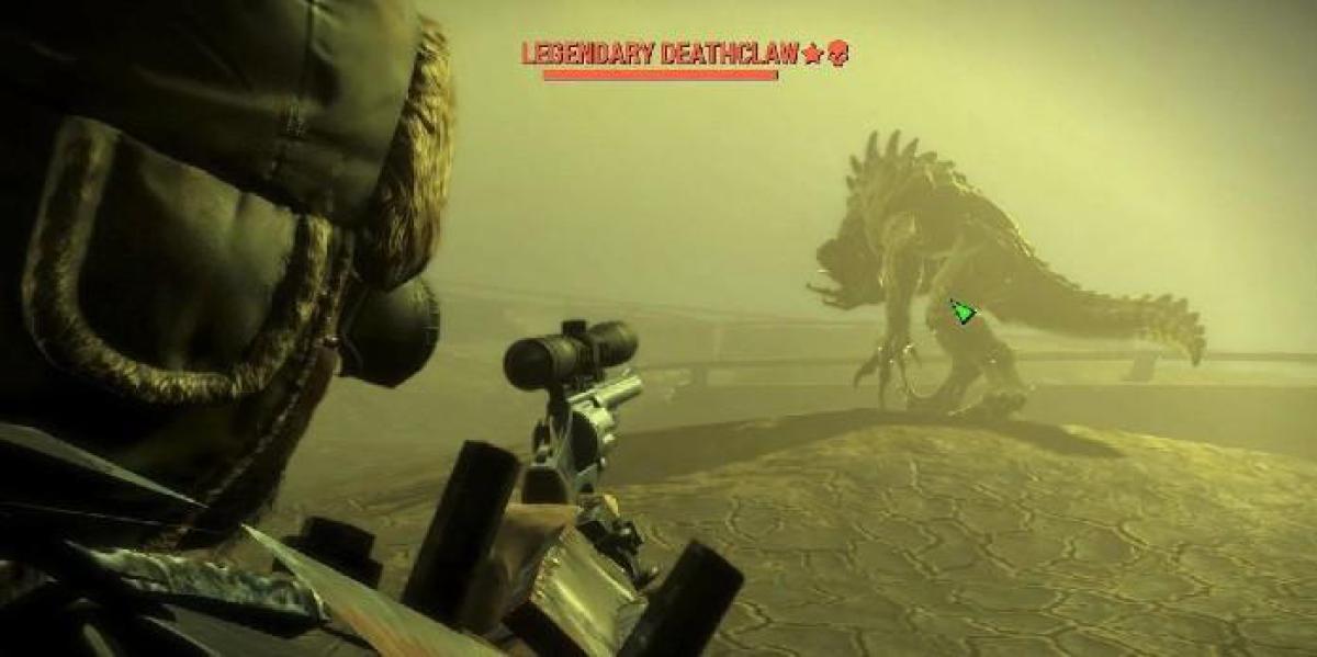 Estranho clipe de Fallout 4 mostra jogador lançando o lendário Deathclaw no céu