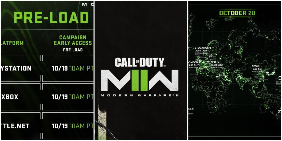 Explicação do tempo de lançamento de Call of Duty: Modern Warfare 2