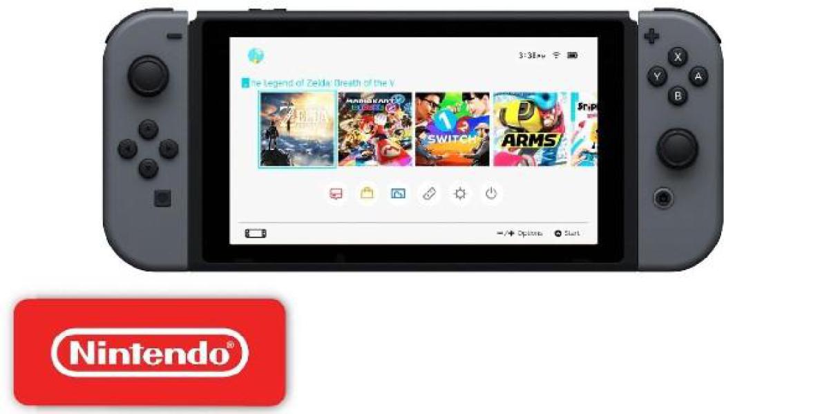 Fã da Nintendo revela impressionante redesenho da interface do usuário do Switch