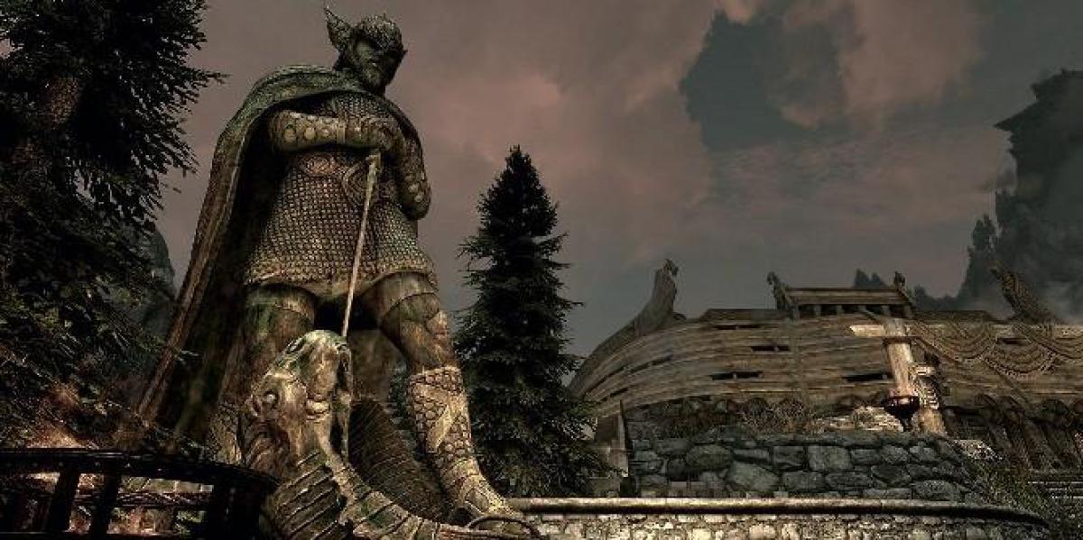 Fã de Elder Scrolls pinta a incrível estátua de Talos from Skyrim