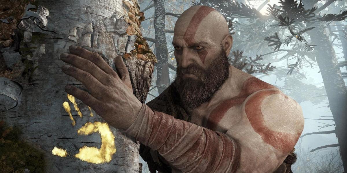 Fã de God of War constrói cabeça de Kratos com Legos