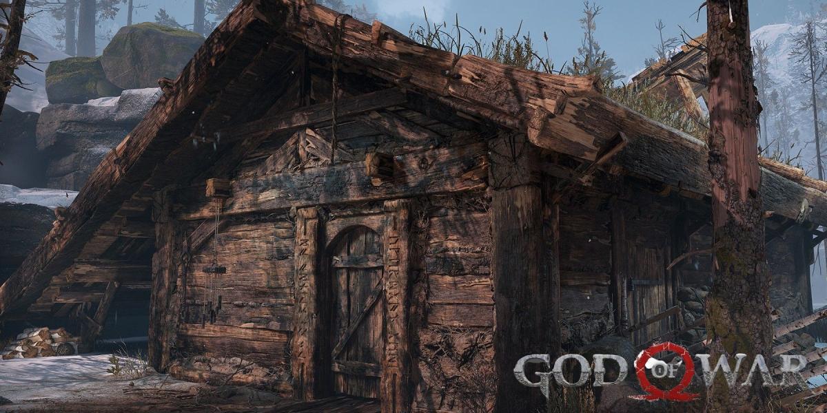 Fã de God of War faz impressionante versão em pão de gengibre da cabana de Kratos