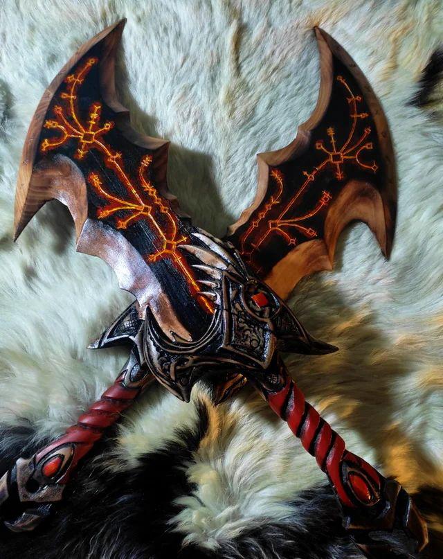 Fã de God of War faz réplica incrível de Blades of Chaos