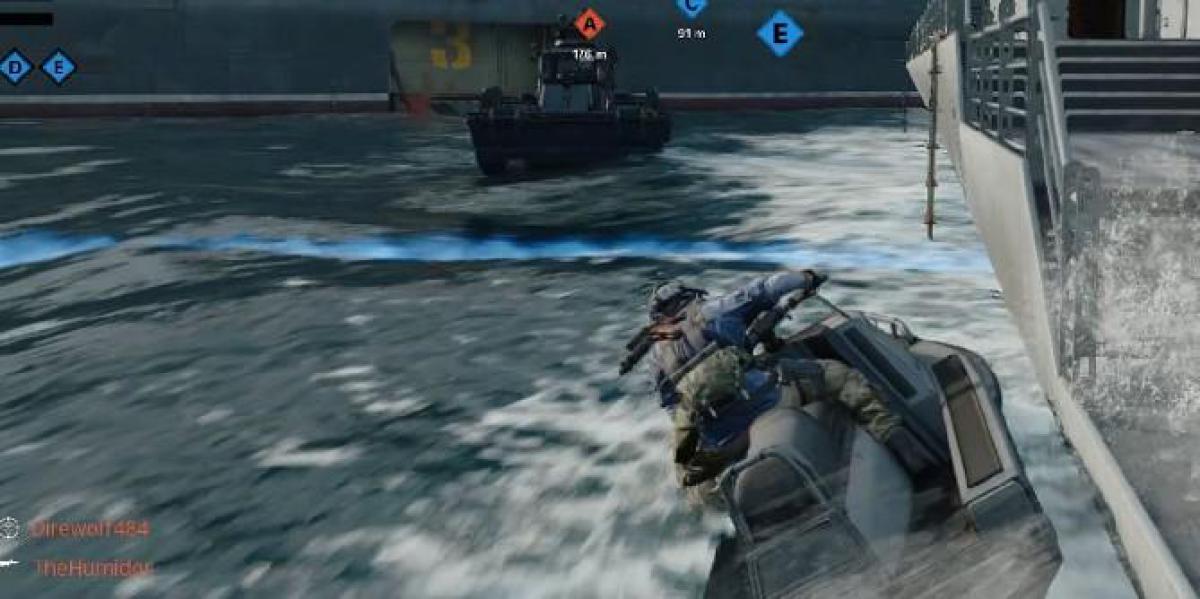Fã de Guerra Fria de Call of Duty: Black Ops faz salto épico sobre navio de guerra com jet ski
