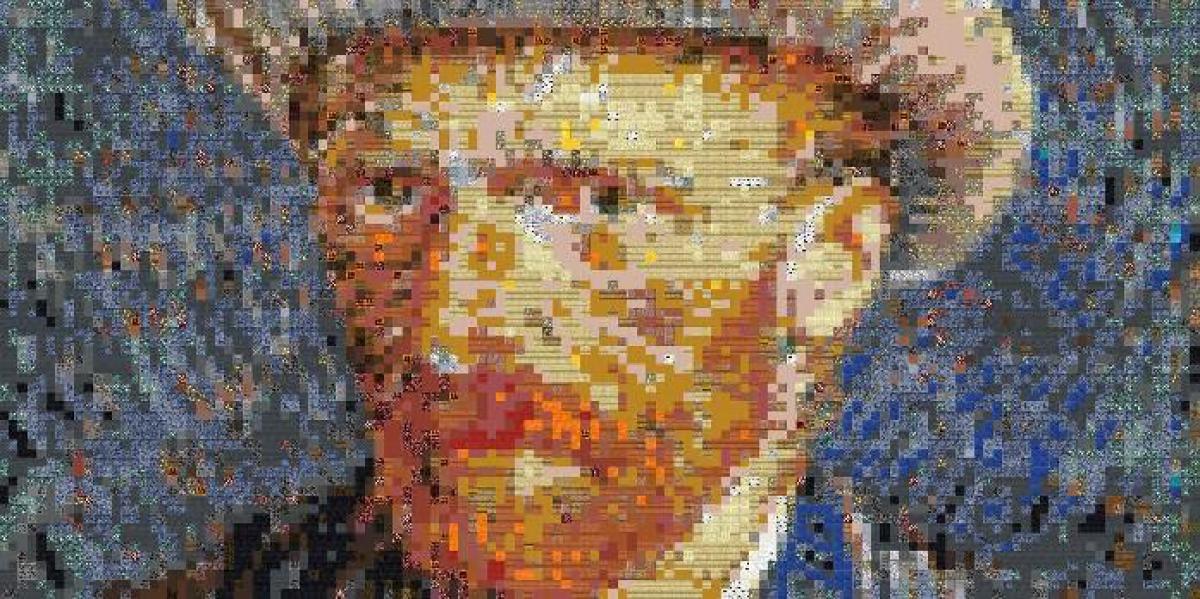 Fã de Minecraft cria versão 3D fenomenal da noite estrelada de Van Gogh