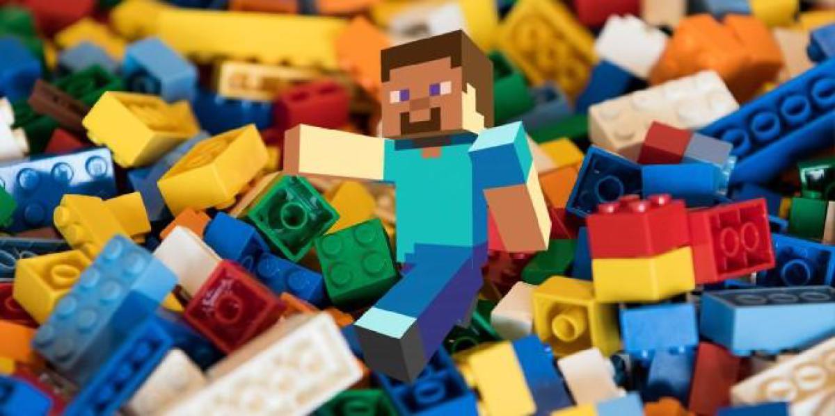 Fã de Minecraft criando pacote de texturas baseado em tijolos LEGO