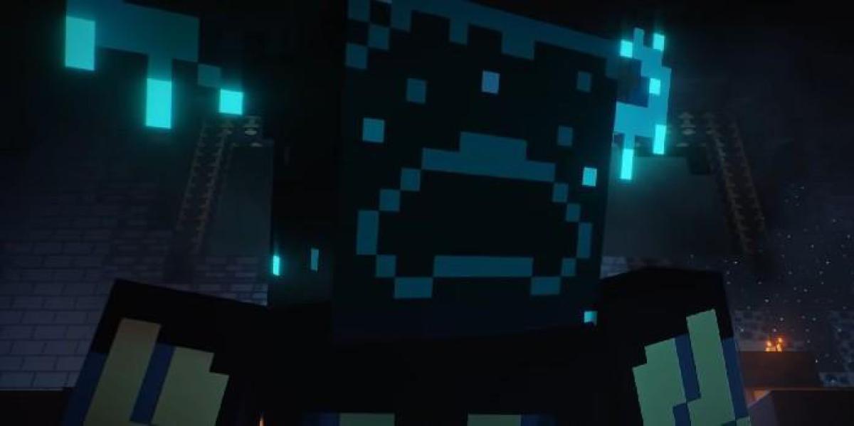 Fã de Minecraft exibe luz LED Warden personalizada