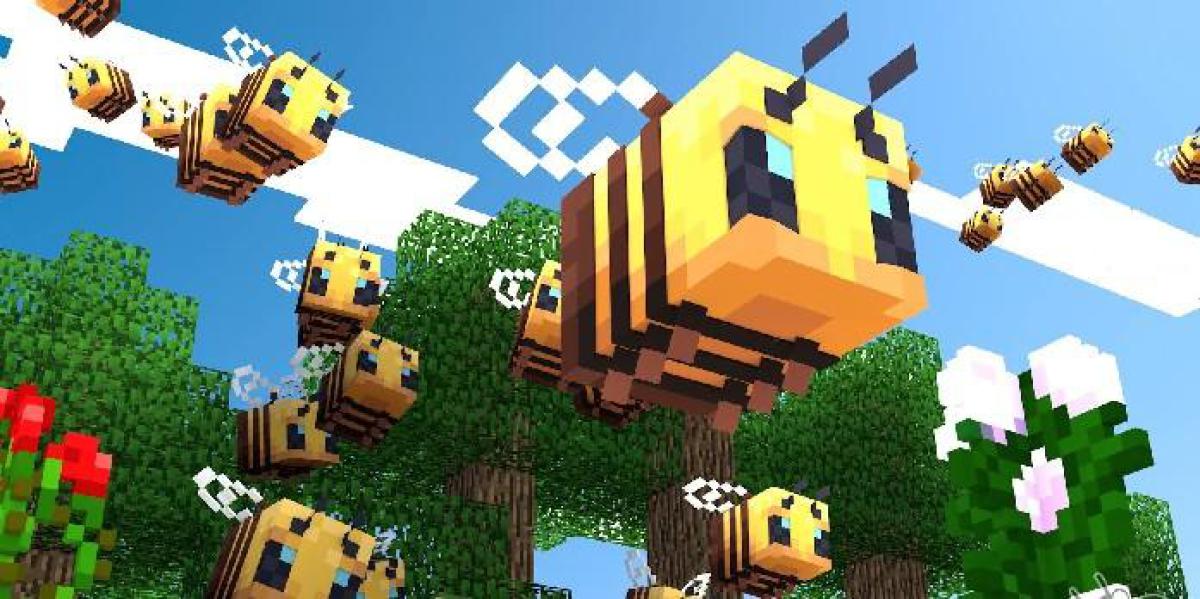Fã de Minecraft faz desafio divertido usando carrinhos de mina e abelhas