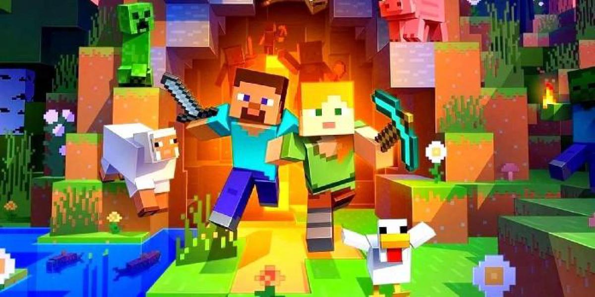 Fã de Minecraft mostra adorável retrato de família criado no estilo do jogo