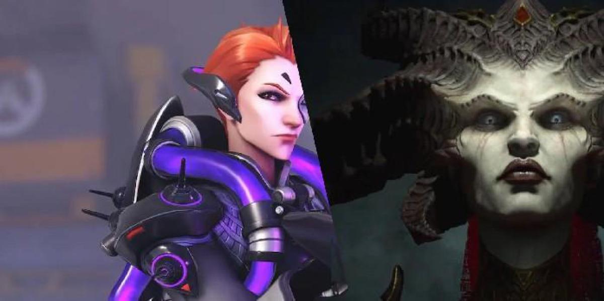 Fã de Overwatch compartilha conceito de Moira Skin que a transforma em Lilith de Diablo