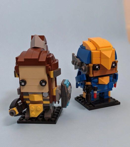 Fã de Overwatch faz adoráveis ​​modelos LEGO de Pharah e Brigitte