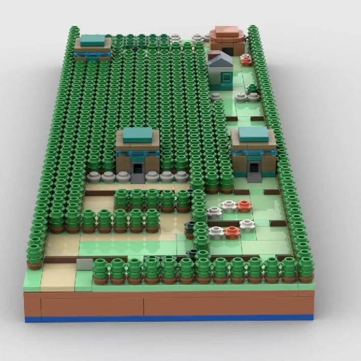 Fã de Pokemon constrói a Rota 2 com peças de LEGO