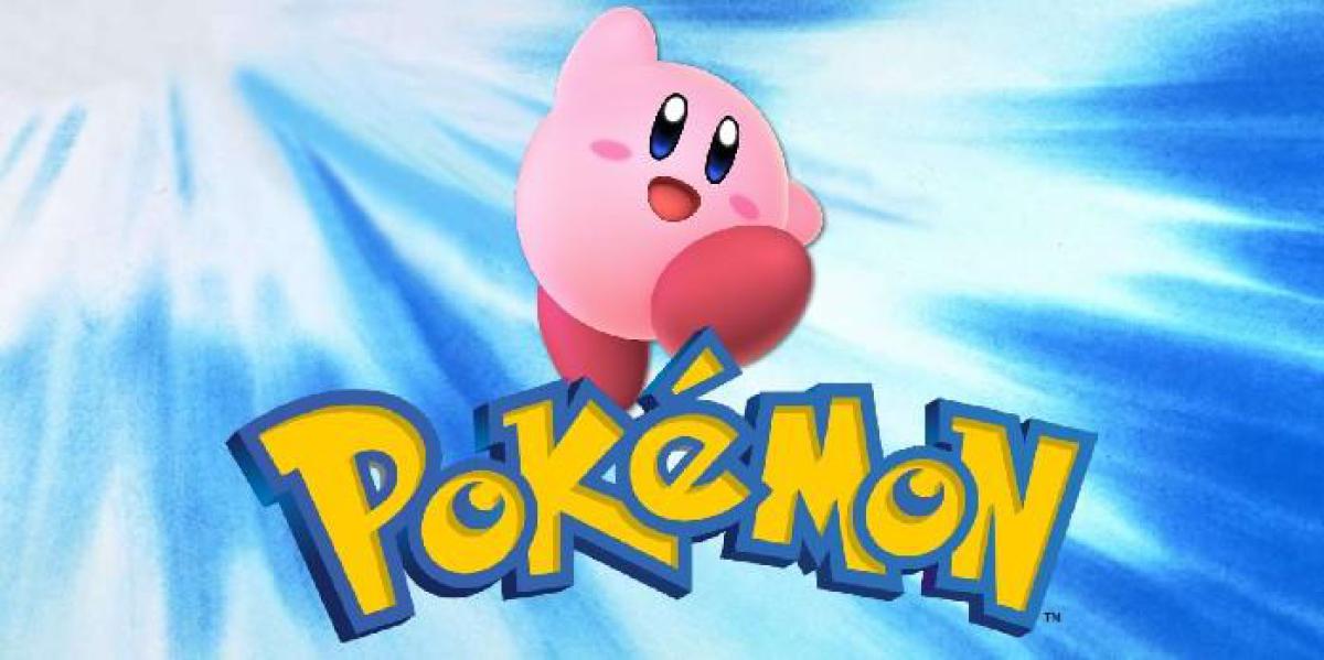 Fã de Pokemon desenha imagem reimaginando Kirby como um Pokemon diferente