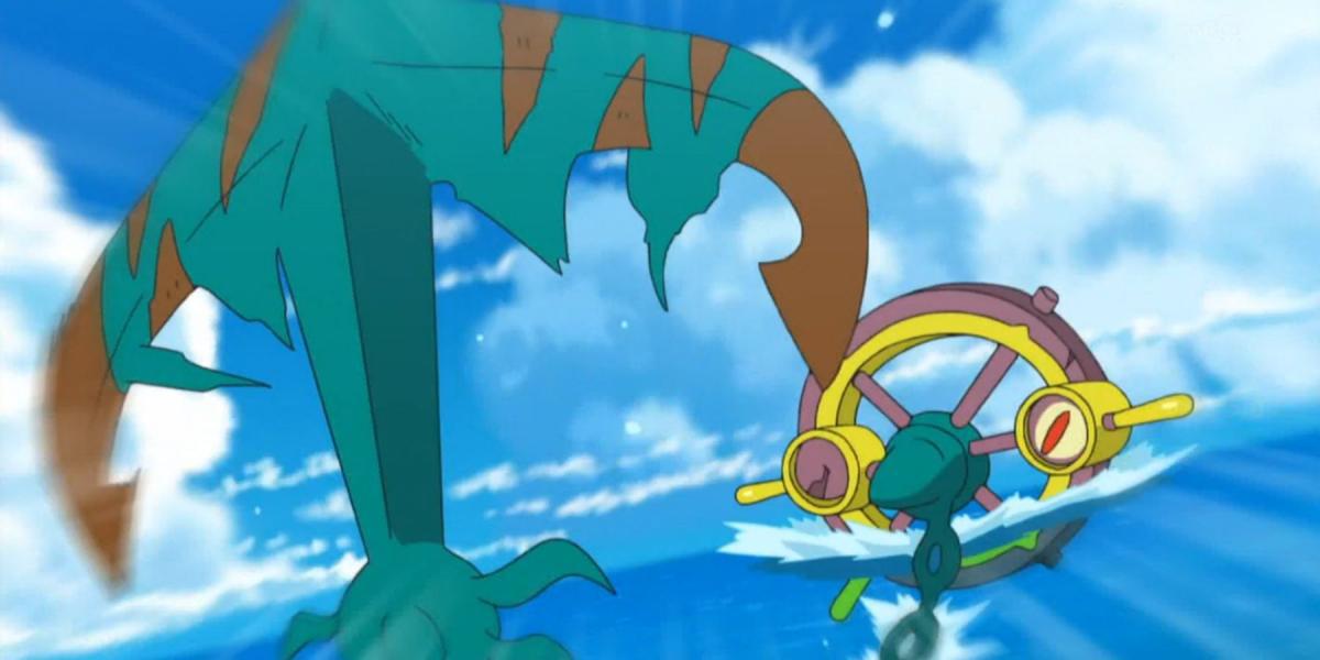 Fã de Pokemon faz arte de fusão de Sharpedo e Dhelmise