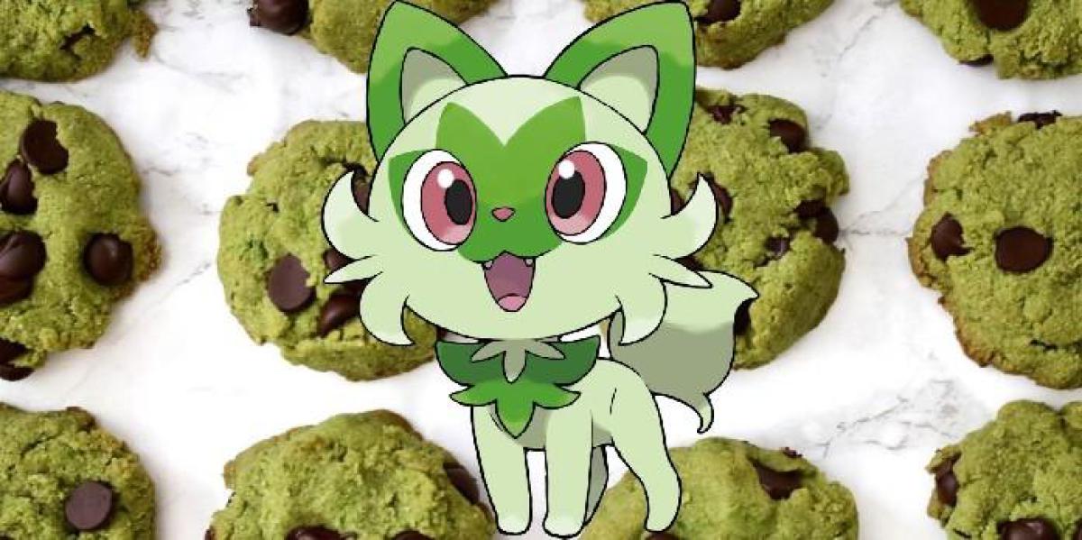 Fã de Pokemon faz biscoitos Matcha inspirados em Sprigatito